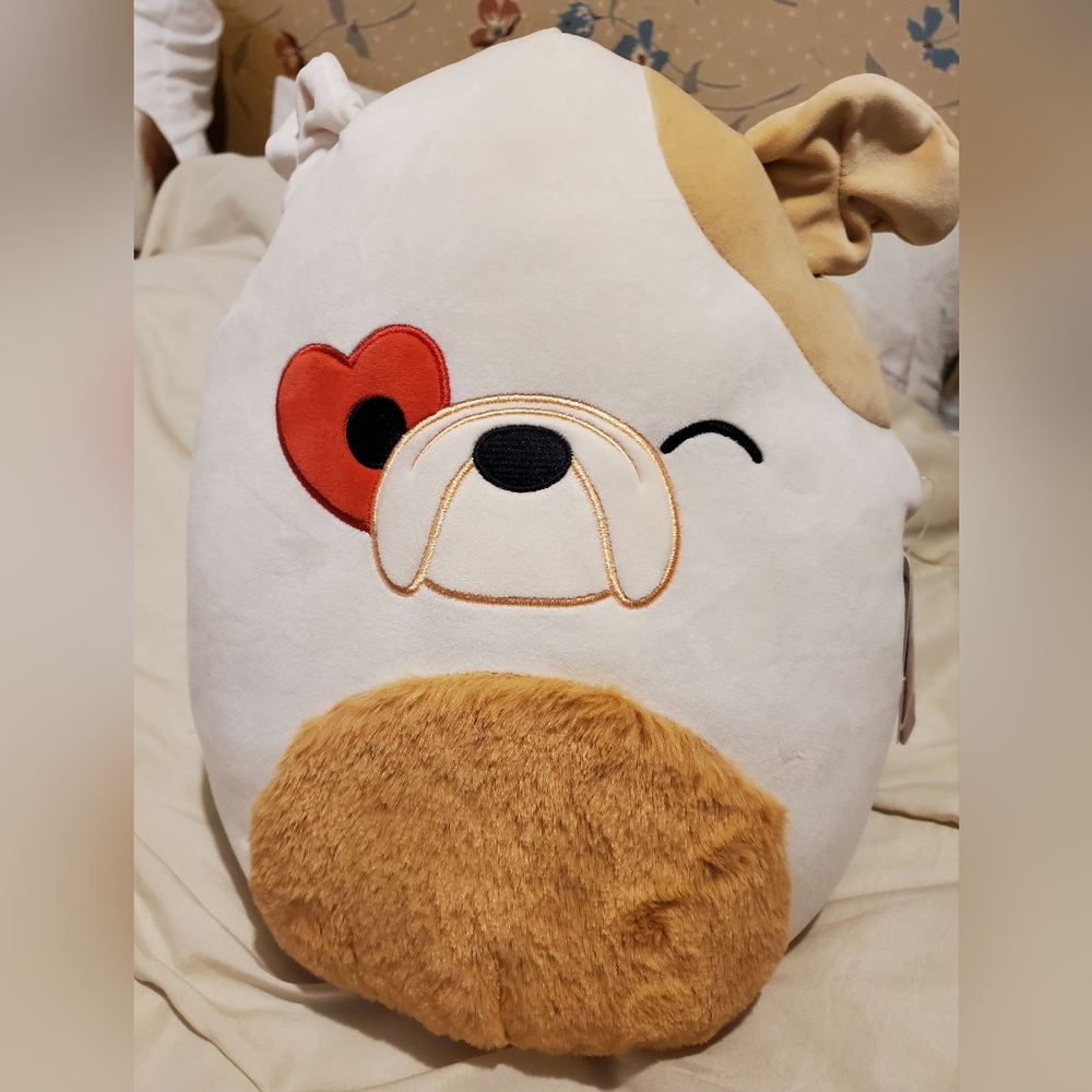 Cute "Brock" dog squishmallow